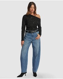 Decjuba - Camille Barrel Leg Jeans