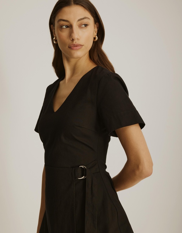Atmos&Here - Ellie Cotton Twill Mini Dress