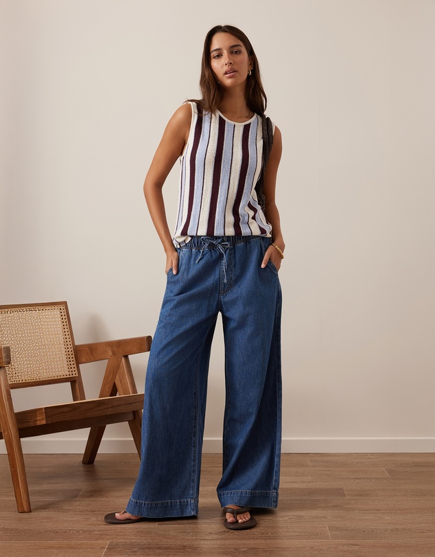 Ceres Life - Andie Wide Leg Drawstring Pant