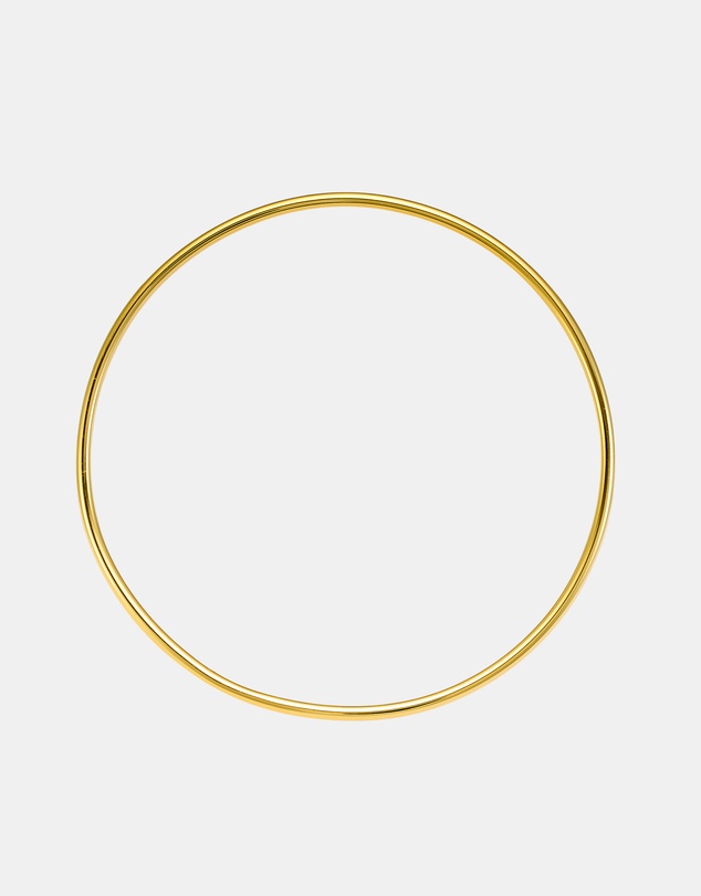 Zoe Olivia - 14K Gold Vermeil Icon Thin Bangle