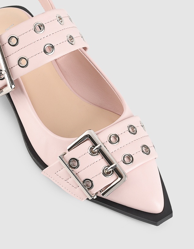 Verali - Clea Slingback Buckle Flats
