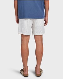 Academy Brand - Stripe Riviera Linen Short
