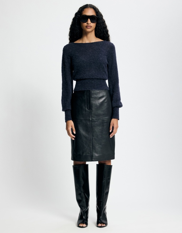 Lover - Vespera Alpaca Blend Sheer Jumper