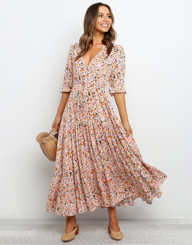 Petal & Pup - Kelda Dress - Beige