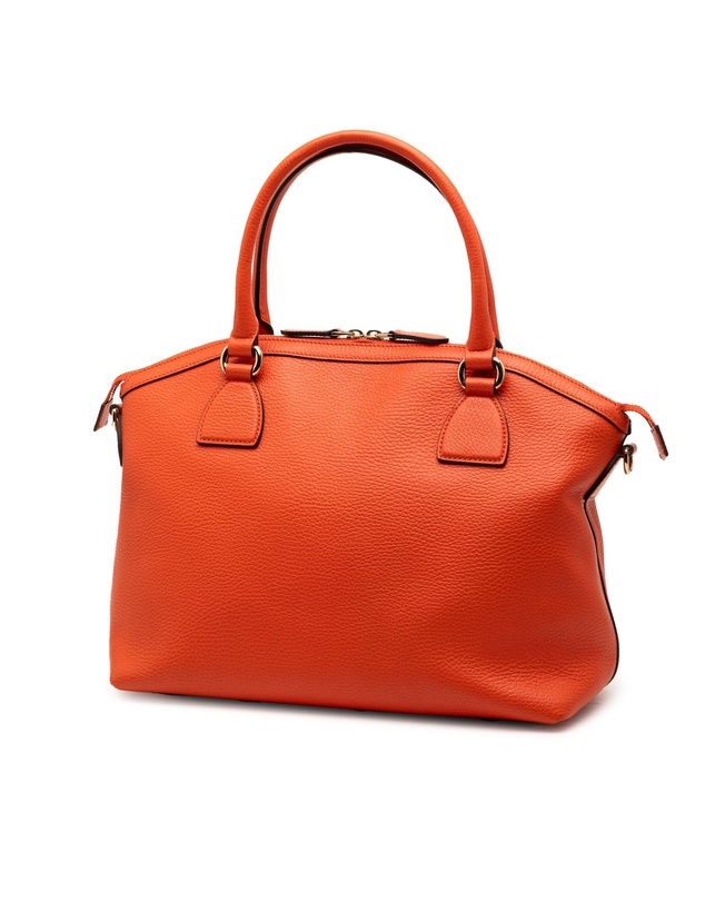 Pre-Loved by Azura Reborn - Pre-Loved Medium Leather GG Charm Dome Satchel