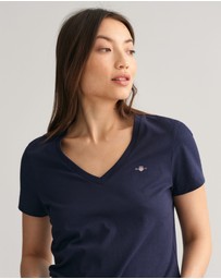 Gant - Shield V-Neck T-Shirt