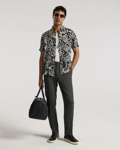 Calibre - Relaxed Shadow Tapestry Shirt Black