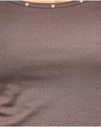Dazie - Drea Studded Baby Tee