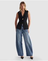 Decjuba - Maddie Longline Knit Vest