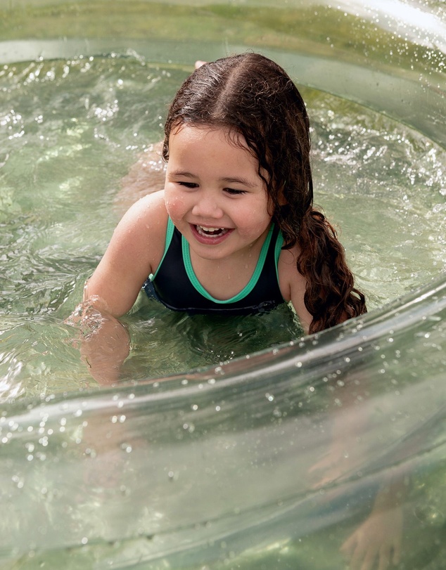 &Sunday - Seaglass Translucent Inflatable Round Paddling Pool