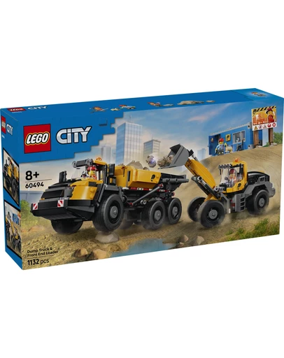 LEGO - 60494 Dump Truck & Front End Loader