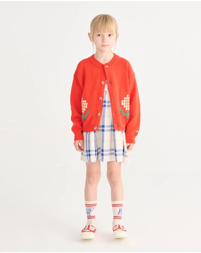 Bobo Choses - Pixel Daisy Cardigan - Babies-Teens