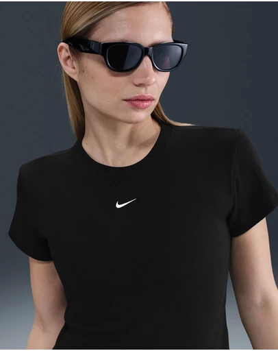 Nike - Sportswear Tight Ribbed Short-Sleeve T-Shirt