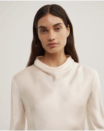 Witchery - Long Sleeve Asymmetric Tunic Top