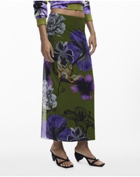 Desigual - big flowers Skirt designed by Mr. Christian Lacroix