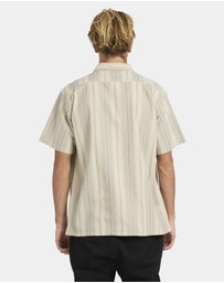Billabong - Mens Sundays Jacquard Short Sleeve Shirt