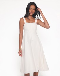 Petal & Pup - Cosima Midi Dress - Cream