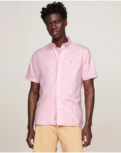 Tommy Hilfiger - Flex Poplin Short Sleeve Shirt