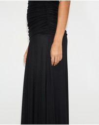 Dazie - Topaz Mesh Halter Maxi Dress
