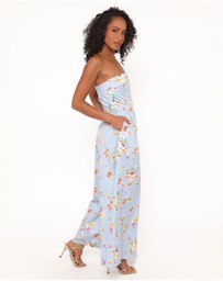 Petal & Pup - Wren Jumpsuit - Cornflower Blue Floral