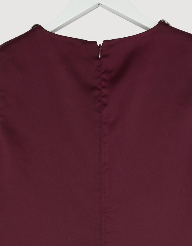 Revibe - Repaired Self Portrait Satin Cut Out Mini Dress - AU 10
