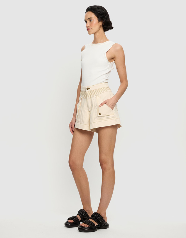 KIVARI - Celene Denim Shorts