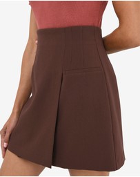 Forcast - Nikki Mini Wrap Skirt