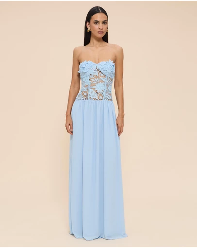 CHANCERY - Greta Strapless Maxi Dress