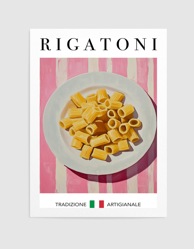 Olive et Oriel - Rigatoni by Andreas Magnusson Art Print