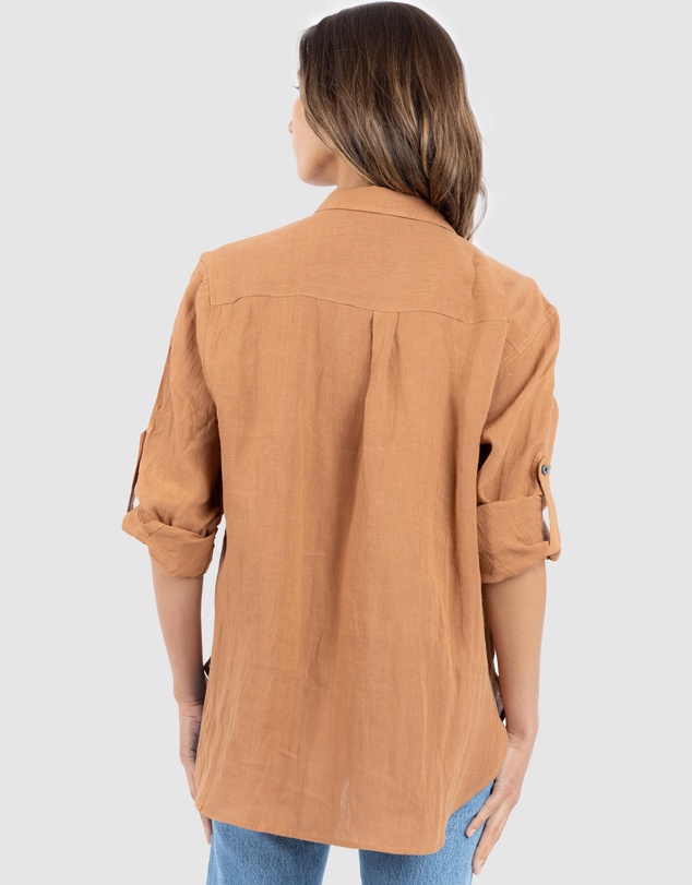 CAMIXA - Luna Oversize Linen Shirt