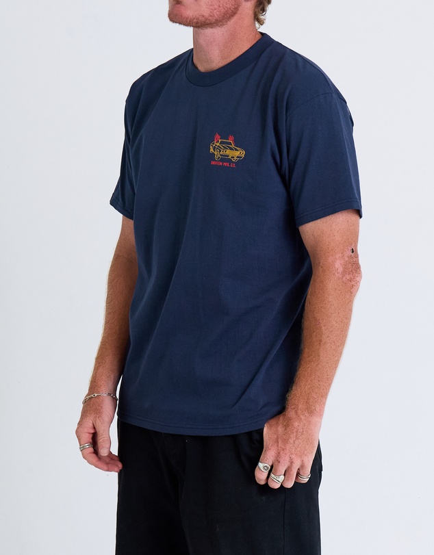 Brixton - Flaming Wheels Short Sleeve Tee