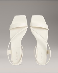 Calvin Klein - Leather Heeled Sandals