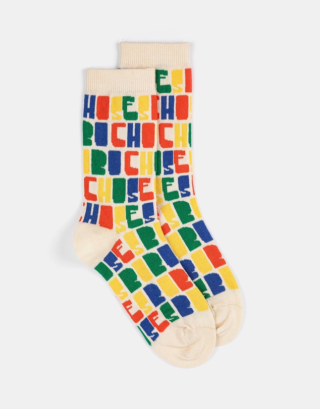 Bobo Choses - Bobo Choses Color All Over Long Socks - Kids-Teens