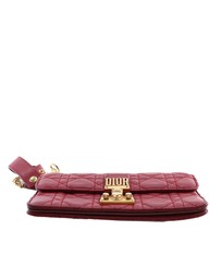 Pre-Loved by Azura Reborn - Pre-Loved Lambskin Cannage DiorAddict Wristlet Clutch