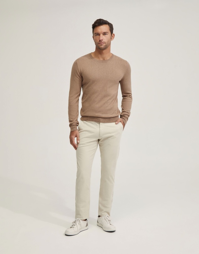 Oxford - Basic Crew Neck Cashmere Blend Top