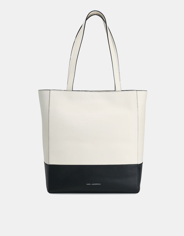 Karl Lagerfeld - Ikon K Leather Medium Tote Bag