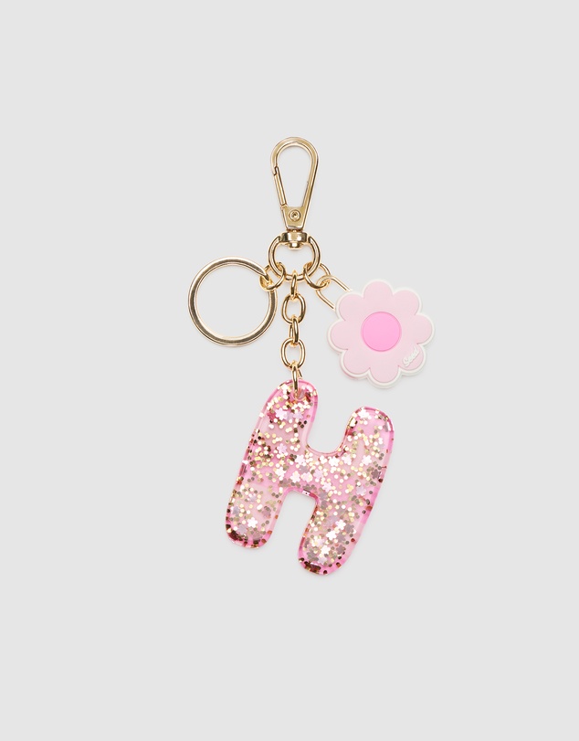 Seed Heritage - Pink Stripe Initial Keyring