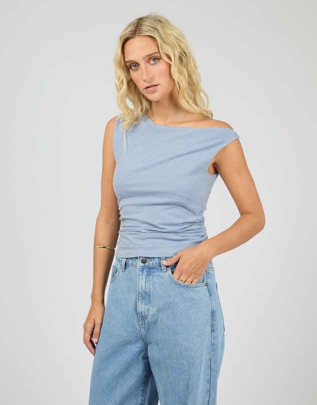 All About Eve - Kylie Stripe Top Blue