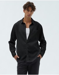 AERE - Resort Linen LS Shirt