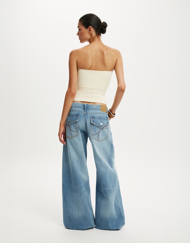 Cotton On - Low Rise Wide Jeans
