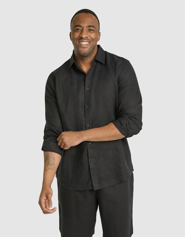 Johnny Bigg - Resort Relaxed Fit Linen Shirt