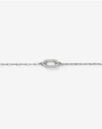 Michael Hill - Luxe Links Paperclip Necklace in Sterling Silver