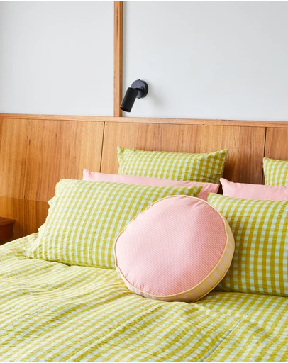 Mosey Me - Citrus Seersucker Standard Pillowcase Set