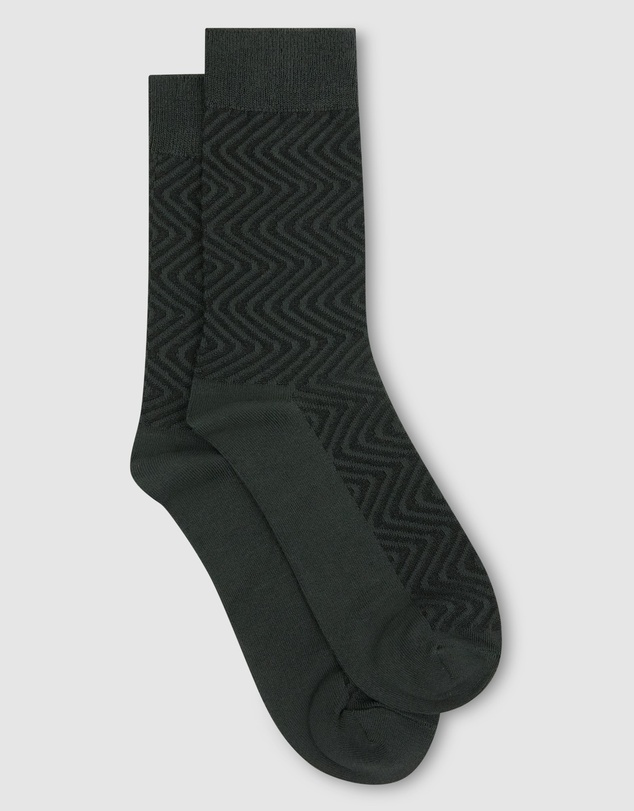 yd. - Zigzag Textured Bamboo Sock