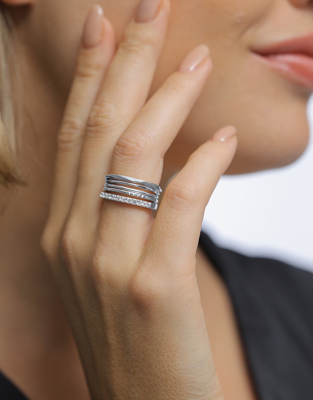 Elli Jewelry - Ultimate Crystal Ring Set in 925 Silver