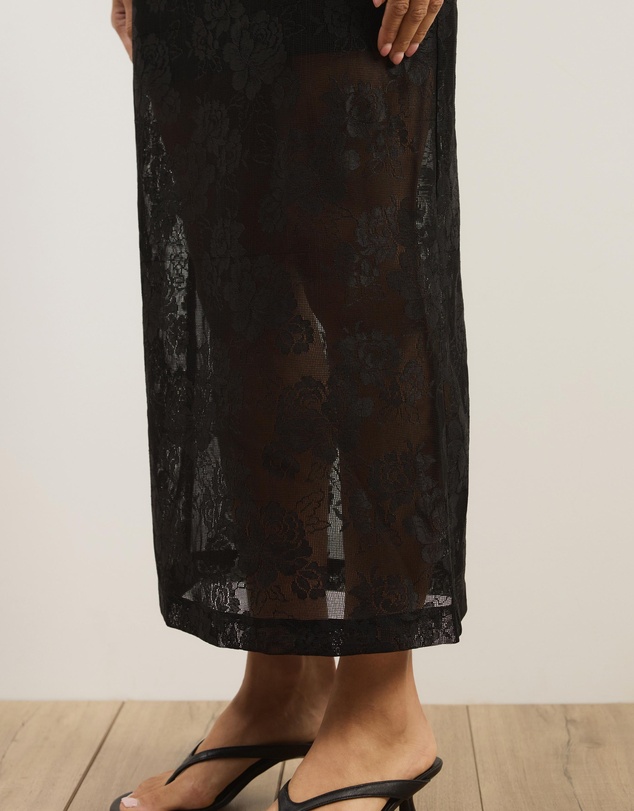 Atmos&Here - Camille Lace Midi Skirt