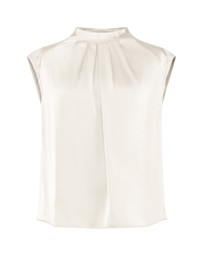 Forcast - Kiar Pleated Satin Top