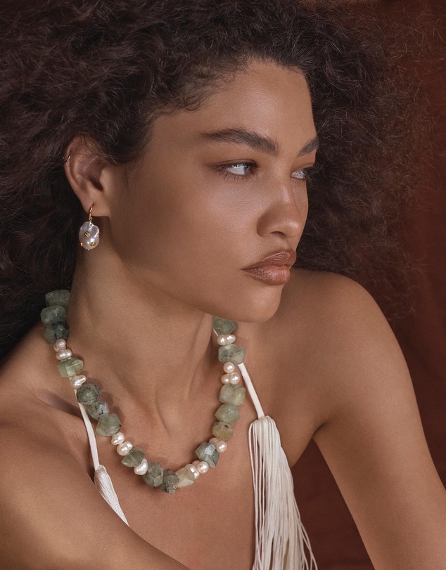 Amber Sceats - Palermo Earrings in Green