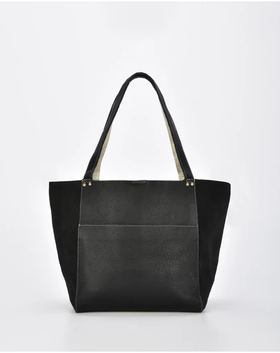 Cobb & Co - Phoenix Suede & Metallic Contrast Tote