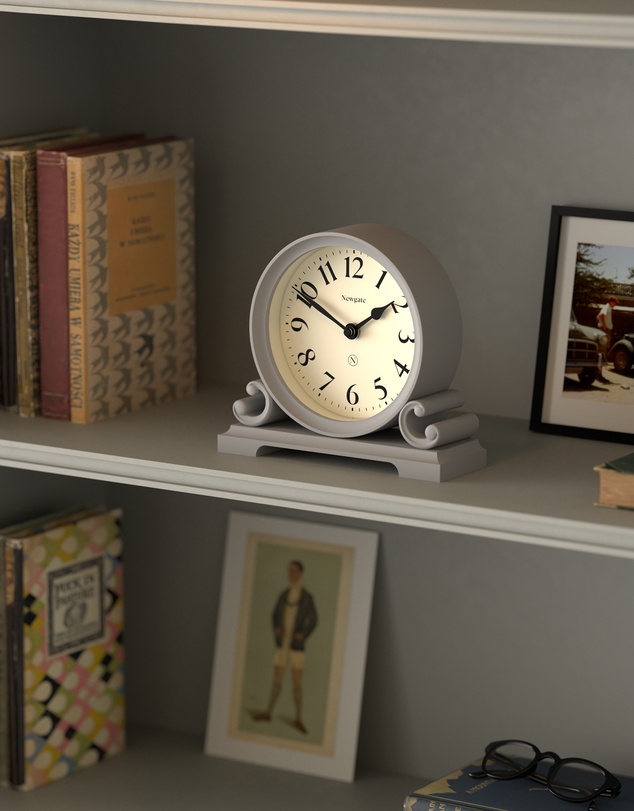 Newgate - Newgate Divisadero Mantel Clock-Clock Grey